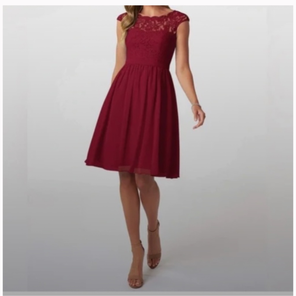 Azazie Cabernet Shivani, NWT